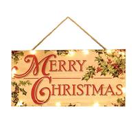 Happyyami Cartel De Madera Que Brilla Intensamente De Navidad Cartel De Bienvenida De Madera Tablero De La Placa De La Muestra De La Pared Decoración Navideña Colgante Árbol De Navidad