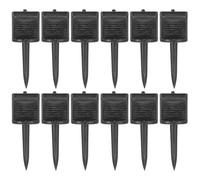 Happyyami Clavos para Tiro con Flechas de Abs Negro, 12 Piezas, Pasador Fijo Versátil y Fácil de Usar para Exteriores y Competencias de Tiro