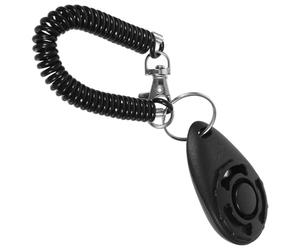 Happyyami Clicker y Silbato para Adiestramiento de Perros, Portátil con Muñequera Ajustable, Herramienta para Entrenamiento Canino y Corrección de Comportamiento en Cachorros y Mascotas