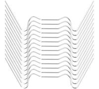 Happyyami Clips para Invernadero 250 Piezas de Acero Inoxidable Plata Sujetadores Seguros para Paneles de Vidrio y Cubierta, Ideales para Construcción Hortícola