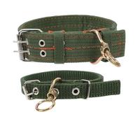 Happyyami Collares para Ganado Resistentes De Lona, Collares Ajustables De 48 Cm y 64 Cm, Diseño Reforzado y Ancho, Uso Agrícola para Ovejas y Vacas