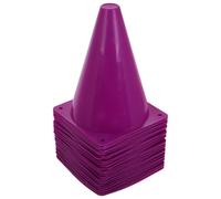 Happyyami Conos de Entrenamiento de Fútbol 40 Piezas Púrpura de Plástico Diseño Versátil y Fácil de Transportar para Ejercicios y Prácticas Deportivas