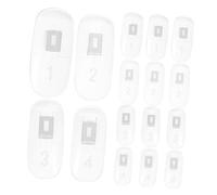 Happyyami Consejos Para Practicar Uñas 100 Unidades Tamaño Mediano Transparentes Para Práctica y Exhibición De Uñas Para Manicuristas Profesionales y Aficionados