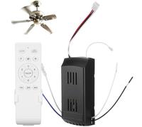 Happyyami Controlador de Motor de Corriente Continua para Ventilador de Techo con Control Remoto Inalámbrico y Regulación de Velocidad Variable Adecuado para Celebración Verano en Casa