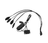 Happyyami Controlador Led RGB Sistema De Iluminación RGB Controlador para Pc Adaptador para Pc Versátil y Estable