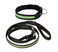 Happyyami Correa para Perro Led Luminosa y Duradera Cuerda De Tracción para Mascotas para Paseos Nocturnos Collares y Correas para Perros