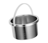 Happyyami Crisol para Cera Derretida de Aleación de Aluminio 500 Ml Resistente Altas Temperaturas para Depilación Profesional y Doméstica Uso en Calentadores de Cera