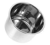 Happyyami Cubeta Interior De Acero Inoxidable De 6L Para Olla Arrocera EléCtrica Compatible Universal Para CoccióN RáPida De Arroz Y Vapor