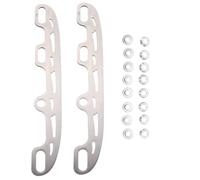 Happyyami Cuchillas de Repuesto para Patinaje en Línea de Metal | Botas y Zapatos de Hielo, Acero Inoxidable y Aleación de Aluminio, Montaje Rápido, Práctica y Pista