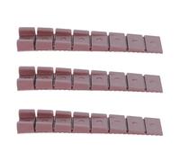 Happyyami Cuñas de construcción para Muebles 30 Piezas, ABS Color café, Ajustables, para armarios, gabinetes, mesas y sillas