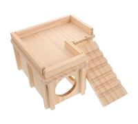 Happyyami de Madera para Dragón Barbudo Refugio Grande con de y Accesorios para Reptiles y para Tortugas y Barbudos