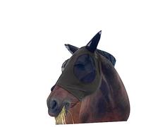 Happyyami De Prevención De Moscas Mosca De Caballo De Tábano De De La Cabeza Horse Head Malla De Cabeza De Caballo Máscaras Black