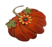 Happyyami Decoración De Calabaza De Hierro Simulado Para Pared Adorno De Pared Para Jardín y Hogar Para Otoño y Acción De Gracias