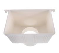 Happyyami Desviador de Canaletas Pluviales en Plástico Blanco para Sistema de Captación de Agua de Lluvia Función Anti-Fugas y Prevención de Acumulación