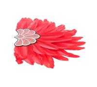 Happyyami Diadema De Coloridas De Los Años 20 Estilo Flapper Para Disfraz Para Mujer De Pavo Real Para Cosplay De Tela No Tejida Color Rojo