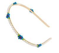 Happyyami Diadema De Perlas De Imitación Sencilla Flor De Margarita Accesorio Cabello Para Mujer Tocado De Boda Para Fiesta