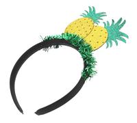 Happyyami Diadema Hawaiana de Piña para Niña 1 Pieza Flexible para Fiestas Luau y Actividades Familiares Accesorio Creativo de Verano