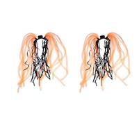 Happyyami Diadema Iluminada 2 Unidades Banda Para La Cabeza Luminosa Para El Cabello Con Fideos Coletas Que Brillan En La Oscuridad Tocado Con Flash LED Para Fiesta De Halloween De Mardi