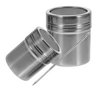Happyyami Dispensadores de Especias Azucarero y Salero Tapa Set de 3 de Acero Inoxidable para Almacenamiento para Cocina y Restaurante