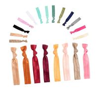 Happyyami Elásticas Pelo 25 Pcs Mini Lazos Pelo Accesorios para Niñas sin Arrugas Elásticos Colores Diversos para Peinados Cintas Decorativas