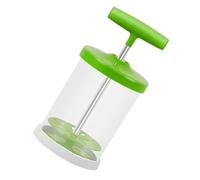Happyyami Espumador de Leche Manual Material Abs y Silicona, Fácil de Limpiar Cuerpo Resistente al Calor en Color Verde Adecuado para Uso Doméstico y Cafeterías