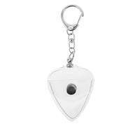 Happyyami Estuche Transparente para púas de Guitarra: Mini Llavero con Soporte, Ligero y Compacto, Ideal para guitarristas electroacústicos.