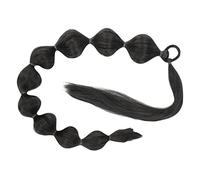 Happyyami Extensión de Caballo con Burbujas Sintética 1 Unidad Larga para Mujer Peinado Afro Natural sin Marcas Uso Diario