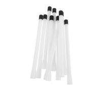 Happyyami Extensor de Válvula para Neumáticos de Automóvil y Bicicleta, Prolongador Rígido de 115 Mm, 10 Piezas de Color Claro, Boquilla para Inflado Rápido Compatible Camiones, Scooters