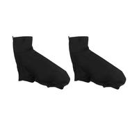 Happyyami Funda para Zapatos de Ciclismo Negra M, Antideslizante y Térmica, Cremallera Ajustable para Deportes al Aire Libre y Conducción Segura