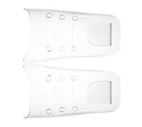 Happyyami Fundas para Zapatos de Peluquería Transparentes de Plástico Diseño Anti Fragmentos de Cabello y Transpirables para Uso en Salón, 1 Par para Tallas 41-45