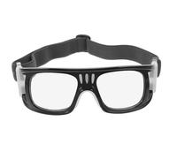 Happyyami Gafas Deportivas Protectoras De Baloncesto Negras Uv400 a Prueba De Golpes Marco Resistente 1 Unidad Uso Para Ciclismo y Actividades Al Aire Libre