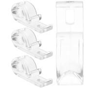 Happyyami Ganchos de Fijación para Persianas Enrollables de Pom, Gancho Guía de Cadena de Cuentas, Accesorio para Cortinas con Tornillos y Tapones de Goma, Clip para Cortinas de Hogar, 1