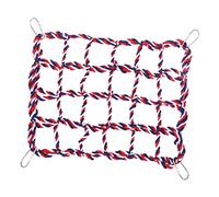 Happyyami Hamaca Colgante para Hámster Trepador Red Tejida para Escalar Nido para Loros Y Pájaros para Hacer Ejercicio Y Cuidar Las Uñas de Las Mascotas