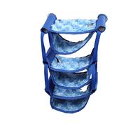 Happyyami Hamaca De Mascotas Multi-Capa para Hámster Chinchilla y Cobaya Cama Colgante Cálida para Jaula Color Azul