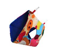 Happyyami Hamaca para Aves Cama Colgante De Lona para Periquitos y Canarios Nido Acogedor Interior Azul Modelo Oso