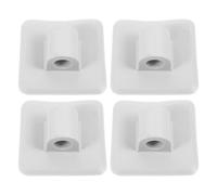 Happyyami Hebillas de Soporte para Motor de Kayak Inflable, 4 Piezas, Plástico Resistente Gris, Clip de Montaje para Canoas y Botes de Pesca, Accesorio para Deportes Acuáticos