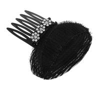 Happyyami Horquilla con almohadilla de cráneo en aumento formal nupcial Brillar pasadores de pelo floral pinzas de pelo de lujo Decoraciones para el cabello resina.