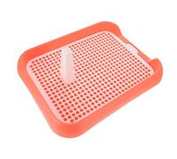 Happyyami Inodoro para Perros De Malla Antideslizante con Borde Elevado para Interiores Clic De Asa Portátil Entrenamiento Práctico para Cachorros y Perros Pequeños