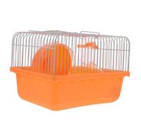 Happyyami Jaula De Transporte para Hámster Cesta Portátil Rosa para Pequeñas Diseño Multifuncional para Comer Dormir y Material Seguro y Espacioso