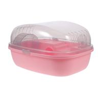 Happyyami Jaula Portátil para Hámsters y Pequeños Roedores Hecha De Resistente para Viajes y Uso Interiores Diseño Versátil y Cómodo para Mascotas