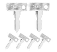 Happyyami Juego de llaves de coche Club de 6 piezas para carros de golf, llaves de repuesto originales para Clubcar, llaves duraderas y portátiles para carrito de golf eléctrico de gas