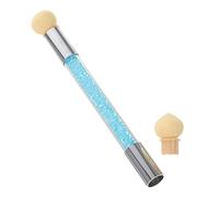 Happyyami Juego de Pinceles para de Uñas Cabezal Doble 5 Piezas Herramientas de para Manicura Pinceles de Esponja para Degradado para Salones y Personal