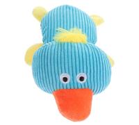 Happyyami Juguete Chirriante para Perros de Felpa Azul, Resistente para Masticar, Adecuado para Cachorros y Mascotas Que Necesitan Entretenimiento