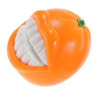 Happyyami Juguete para Perros Molar Naranja Interactivo Juguete De Chirrido para Cachorros para Perros Que Mastican Fuerte y Previene El Daño El Hogar