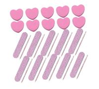Happyyami Kit De 20 Juegos De Bloques Para Manicura Pegamento Para Uñas Abrillantador Taladro Prensa Para Uñas Mini Pulidor De Uñas Lima Cortaúñas Esmalte Suministros Para Uñas De