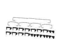 Happyyami Kit de Estabilizador para Teclado Mecánico, Barra Estabilizadora de Acero Inoxidable Negro, Accesorio Profesional para Teclados Gh60 87 Teclas, Evita Inclinación de Teclas