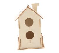 Happyyami Kit De Manualidades De Casa De Pájaros De Madera Casa De Pájaros Sin Terminar para Niños Y Niñas Juguetes para Pintar A Mano