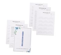 Happyyami Kit Entrenamiento Pestañas 1 Unidad Para Principiantes Hojas Para Practicar Extensiones De Pestañas Guía Práctica Para Salón De Belleza y Uso Personal