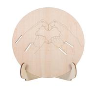 Happyyami Letrero de Anuncio de Ñiño Recién Nacido en Madera Grabada Soporte, Expositor para Pulseras de Hospital, Cartel Conmemorativo para Sala de Maternidad, Decoración Funcional