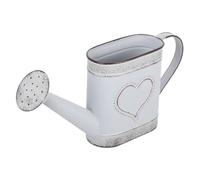 Happyyami Maceta de metal vintage de 10,2 x 2,4 x 5,1 pulgadas, decoración rústica para balcón, jardín, escritorio interior y exterior